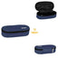 ASTUCCIO OVALE ORGANIZZATO GLITTER BLU