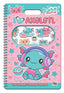 Copertina del libro I LOVE AXOLOTL. PUFFY STICKER