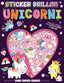 Copertina del libro STICKER BRILLINI - UNICORNI
