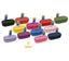 ASTUCCIO OVALE CON PENNA A 4 COLORI