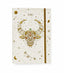 NOTEBOOK A5 CON ELASTICO A RIGHE TURNOWSKY CON COPERTINA DEL SEGNO ZODIACALE TORO
