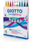 Copertina del libro 10 COLORI TURBO SOFT BRUSH GIOTTO