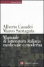 Copertina del libro MANUALE DI LETTERATURA ITALIANA MEDIEVAL