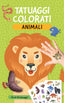 Copertina del libro ANIMALI. TATUAGGI COLORATI. EDIZ. A COLO