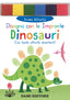 Copertina del libro DISEGNA CON LE IMPRONTE - DINOSAURI