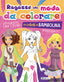Copertina del libro RAGAZZE ALLA MODA DA COLORARE. EDIZ. A C