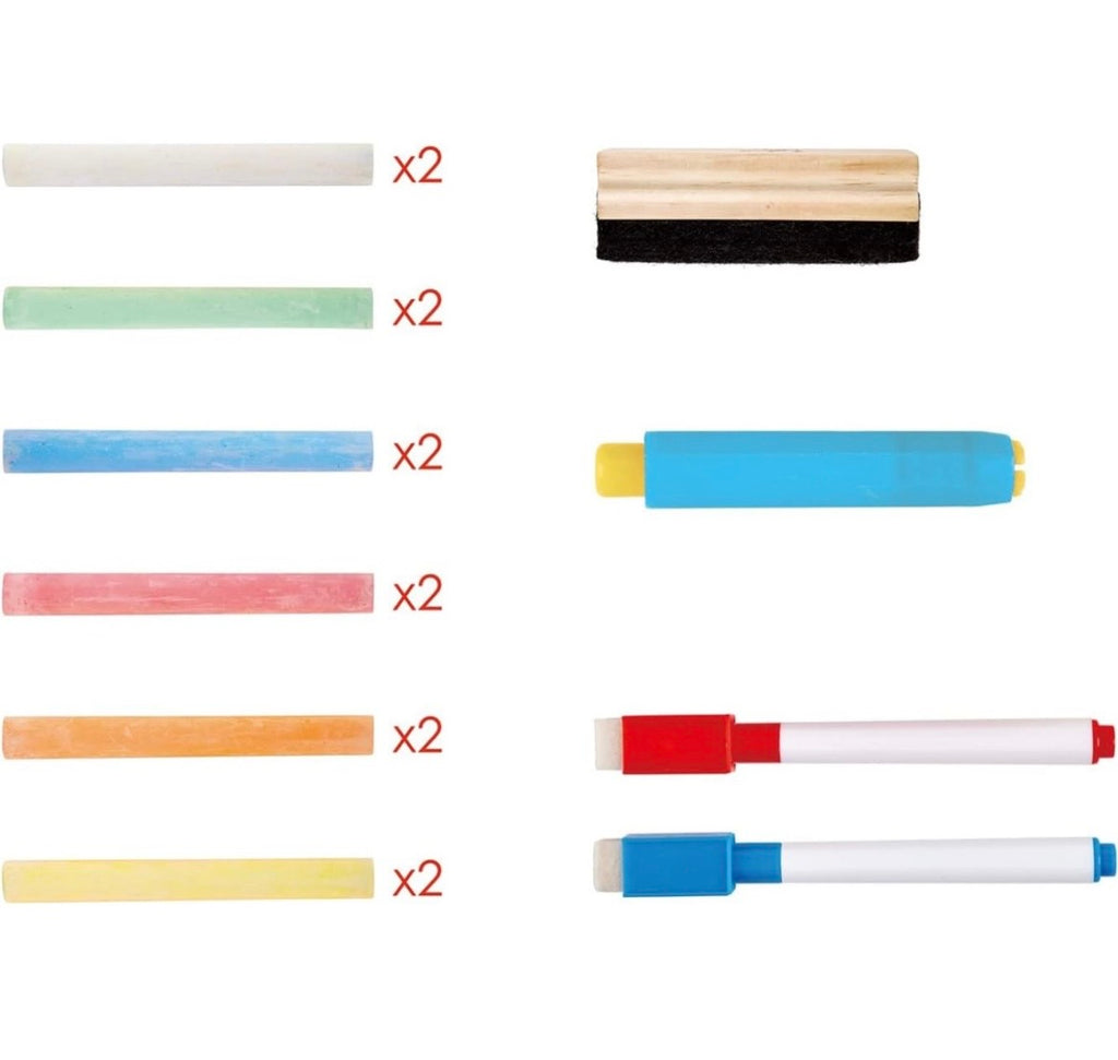 LAVAGNETTA CON ACCESSORI - STORE & GO EASEL - HAPE