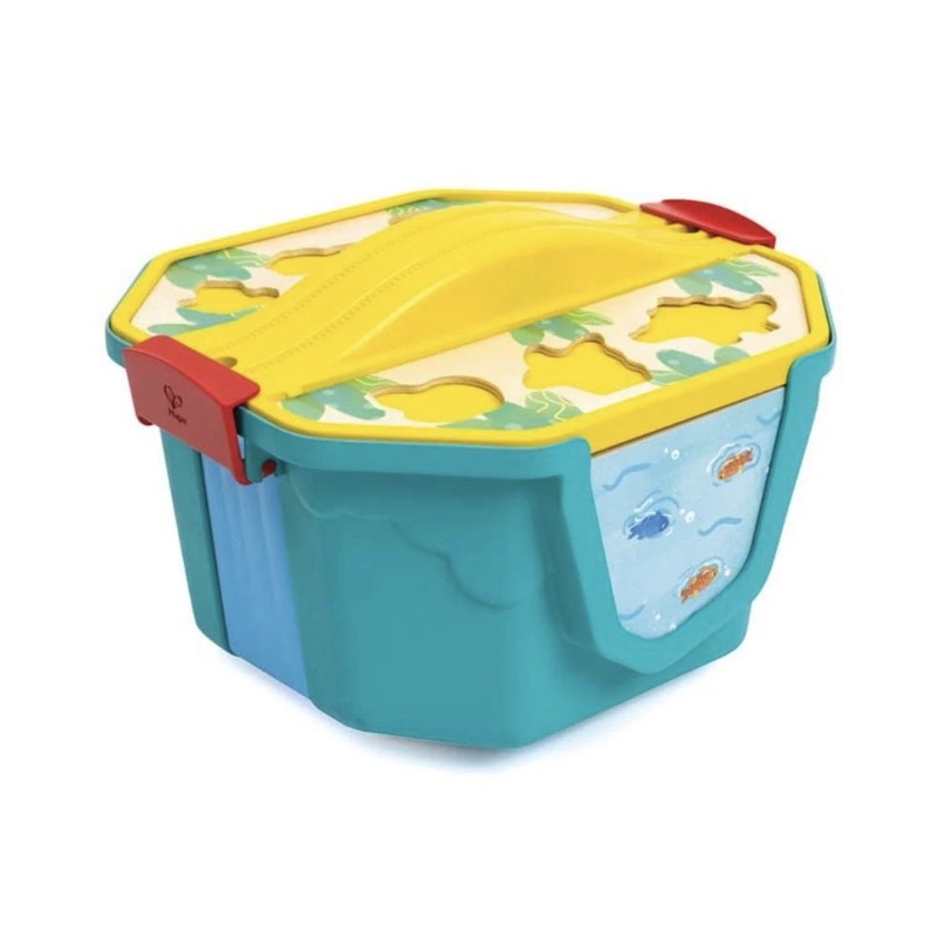 SET SECCHIELLO TRENO DEI DINOSAURI IN LEGNO  - DINOSAUR TRAIN BUCKET SET - HAPE