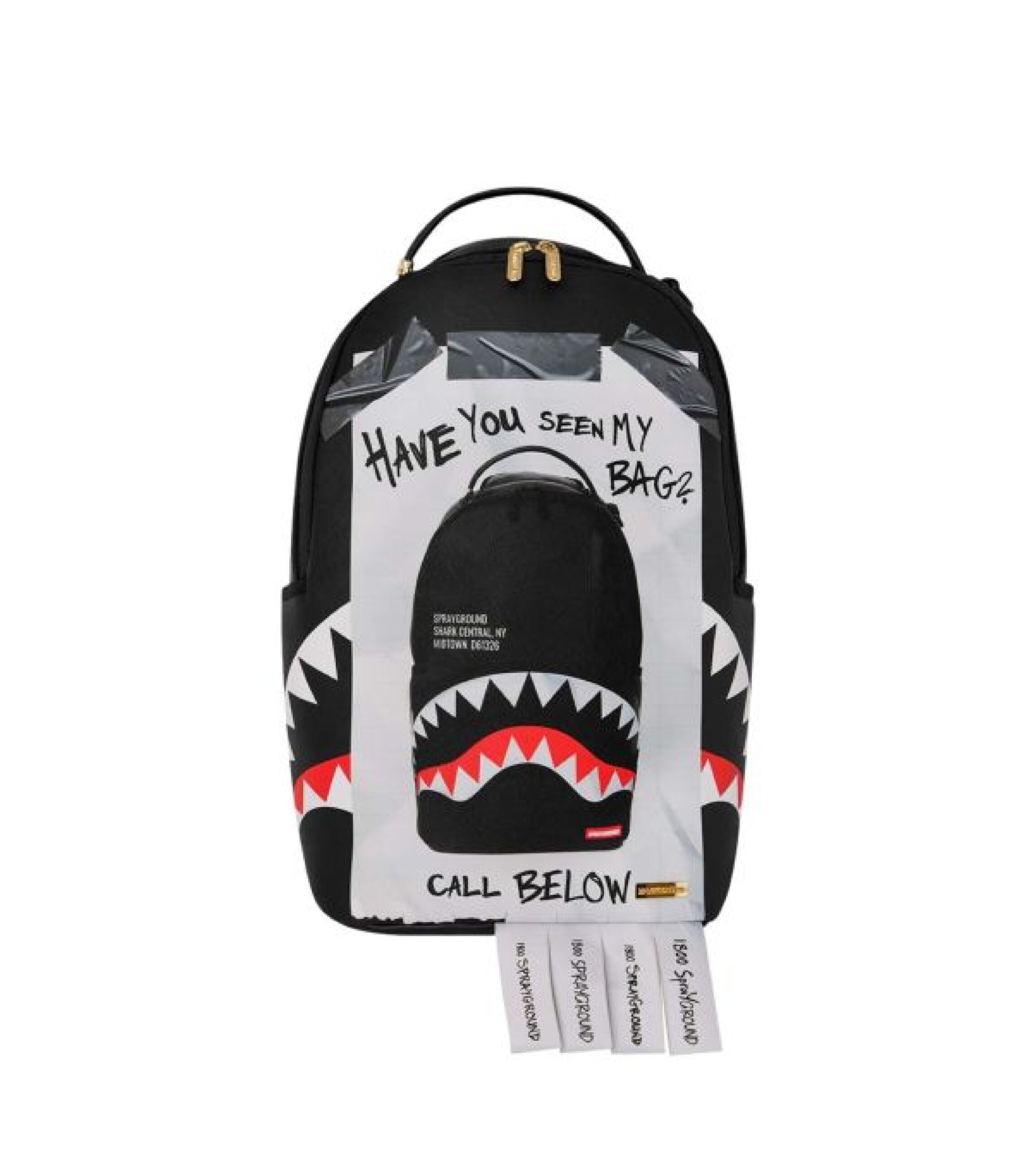 Copertina del libro ZAINO SPRAYGROUND MISSING BAG FLYER Immagine principale del prodotto