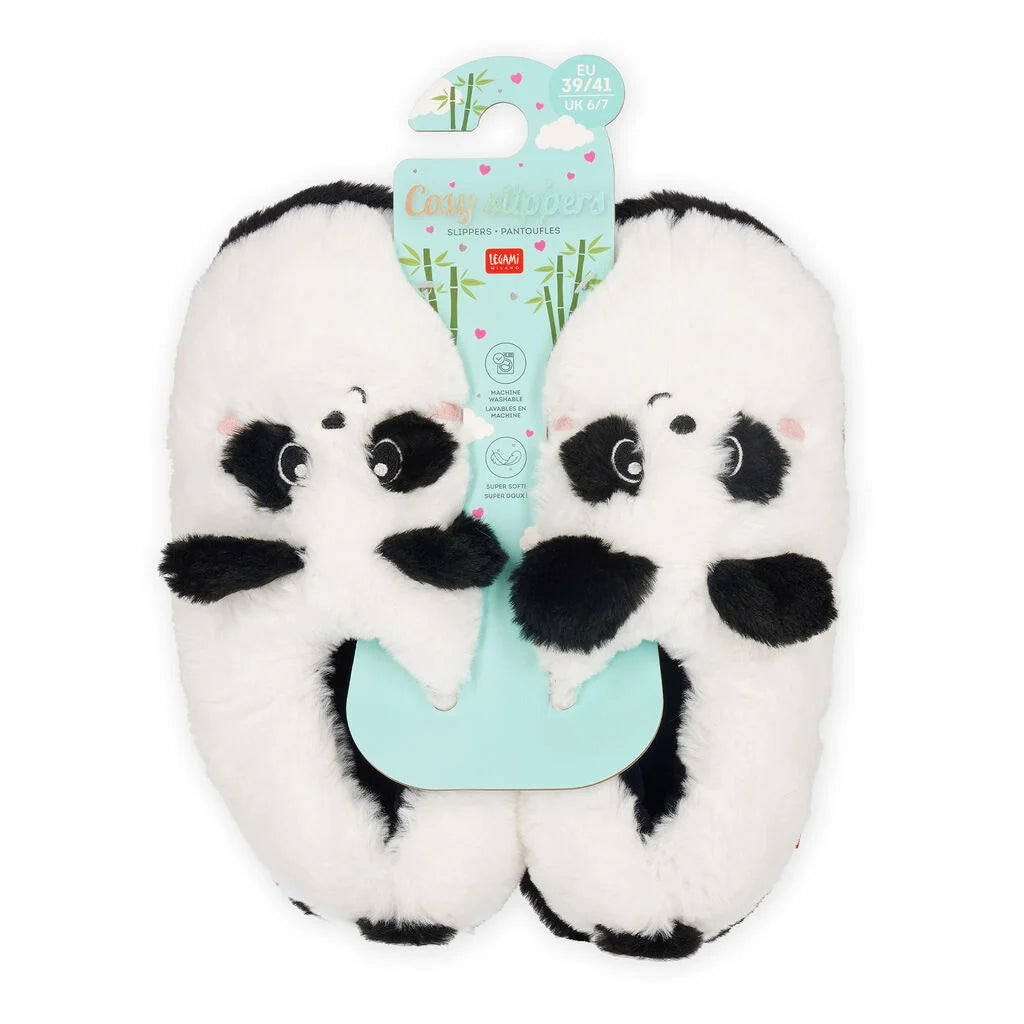 LEGAMI PANTOFOLE PANDA MEDIUM - COSY SLIPPERS - TAGLIA 39/41 EU