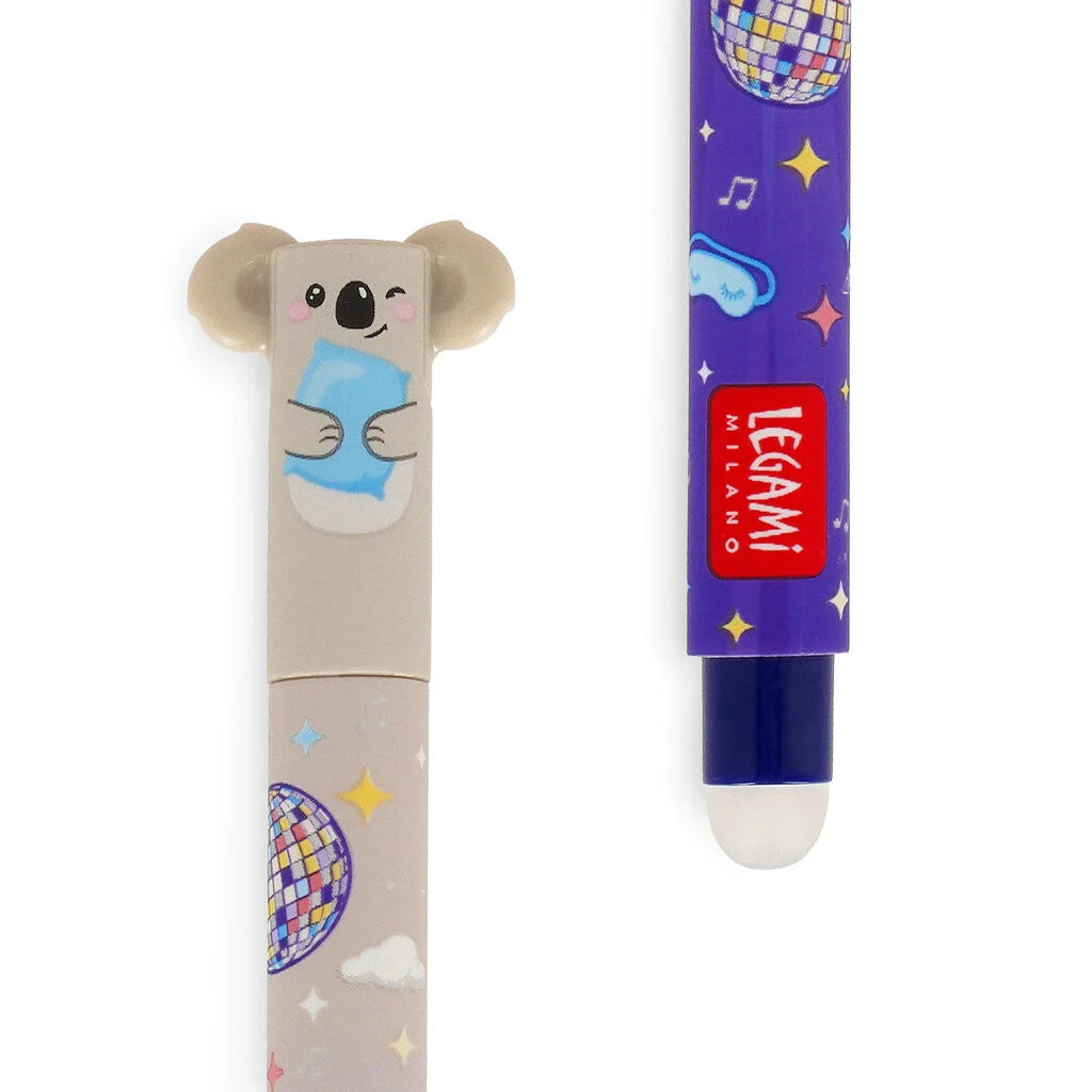 LEGAMI PENNA GEL CANCELLABILE KOALA - "SLEEPING LA VIDA LOCA" - ERASABLE PEN