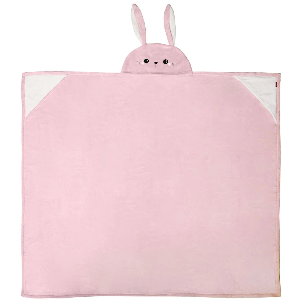 LEGAMI COPERTA CON CAPPUCCIO BUNNY - COSY HUGS!