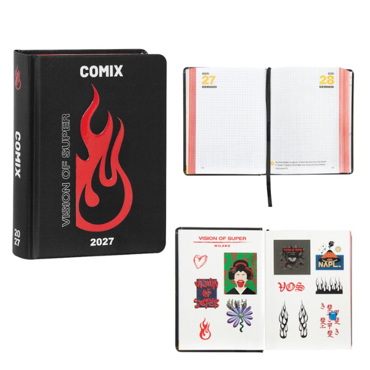 AGENDA - DIARIO SCOLASTICO 16 MESI 2026-2027 COMIX MEDIUM LIMITED EDITION VOS