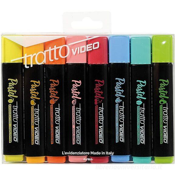 Copertina del libro SET DI 8 EVIDENZIATORI TRATTO VIDEO Immagine principale del prodotto