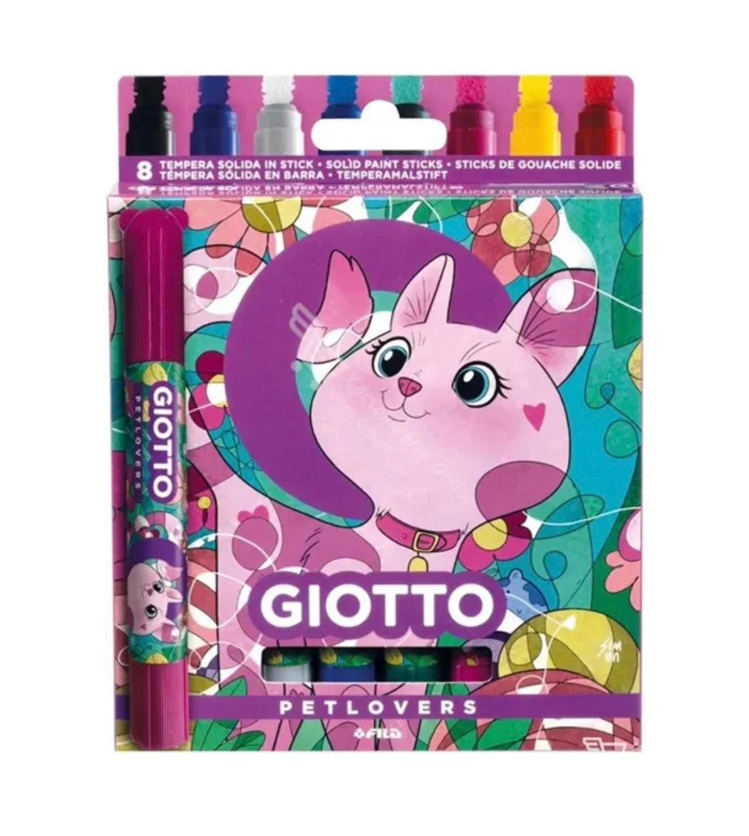 Copertina del libro SET DI 8 COLORI SOLIDI GIOTTO PER GLI Immagine principale del prodotto