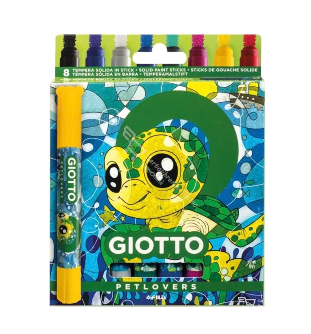 Copertina del libro SET DI 8 COLORI SOLIDI GIOTTO PER GLI Immagine principale del prodotto