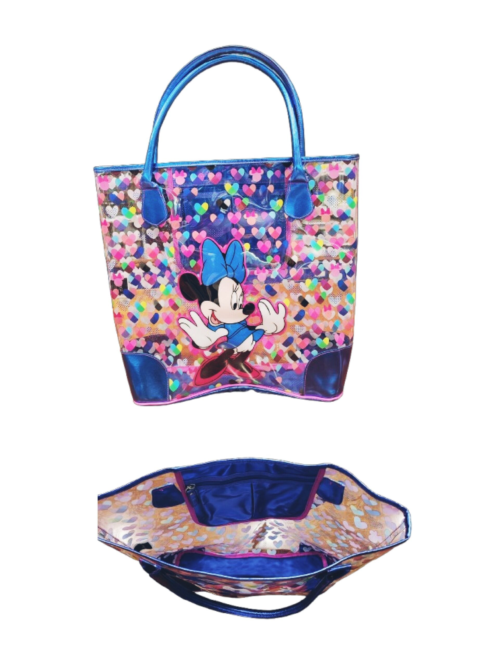 Copertina del libro BORSA MARE MINNIE IN PPL TRASPARENTE