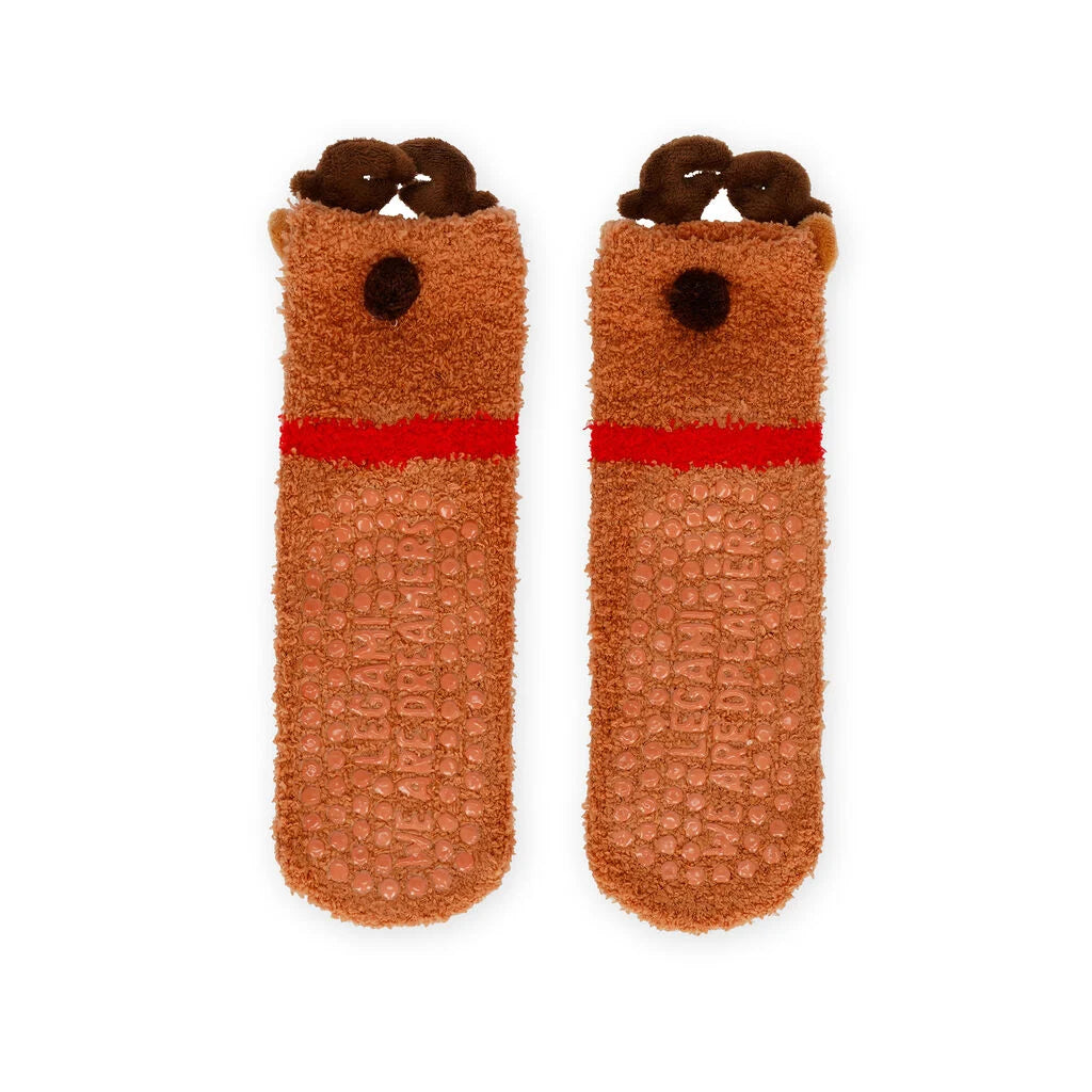 LEGAMI CALZINI ANTISCIVOLO - IT'S A MATCH! - REINDEER - RENNA KIDS 26/34