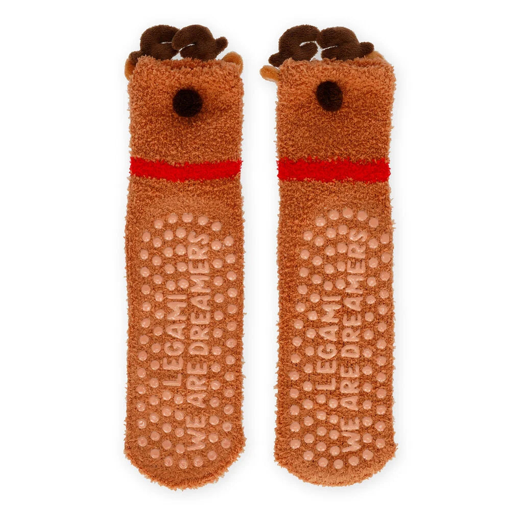 LEGAMI CALZINI ANTISCIVOLO - IT'S A MATCH! - REINDEER - RENNA - ADULT 35/42