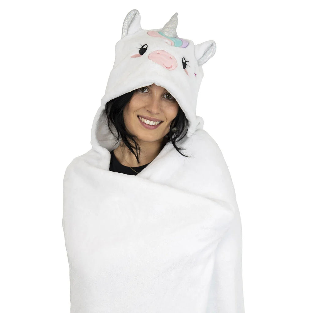 LEGAMI COPERTA CON CAPPUCCIO - UNICORN COSY HUGS! Immagine secondaria del prodotto