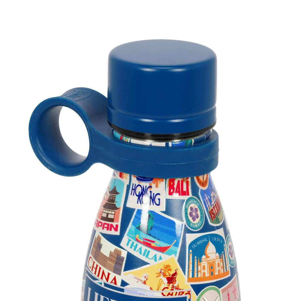 LEGAMI MINI BOTTIGLIA TERMICA 300ML - TRAVEL STICKERS - HOT E COLD Immagine secondaria del prodotto