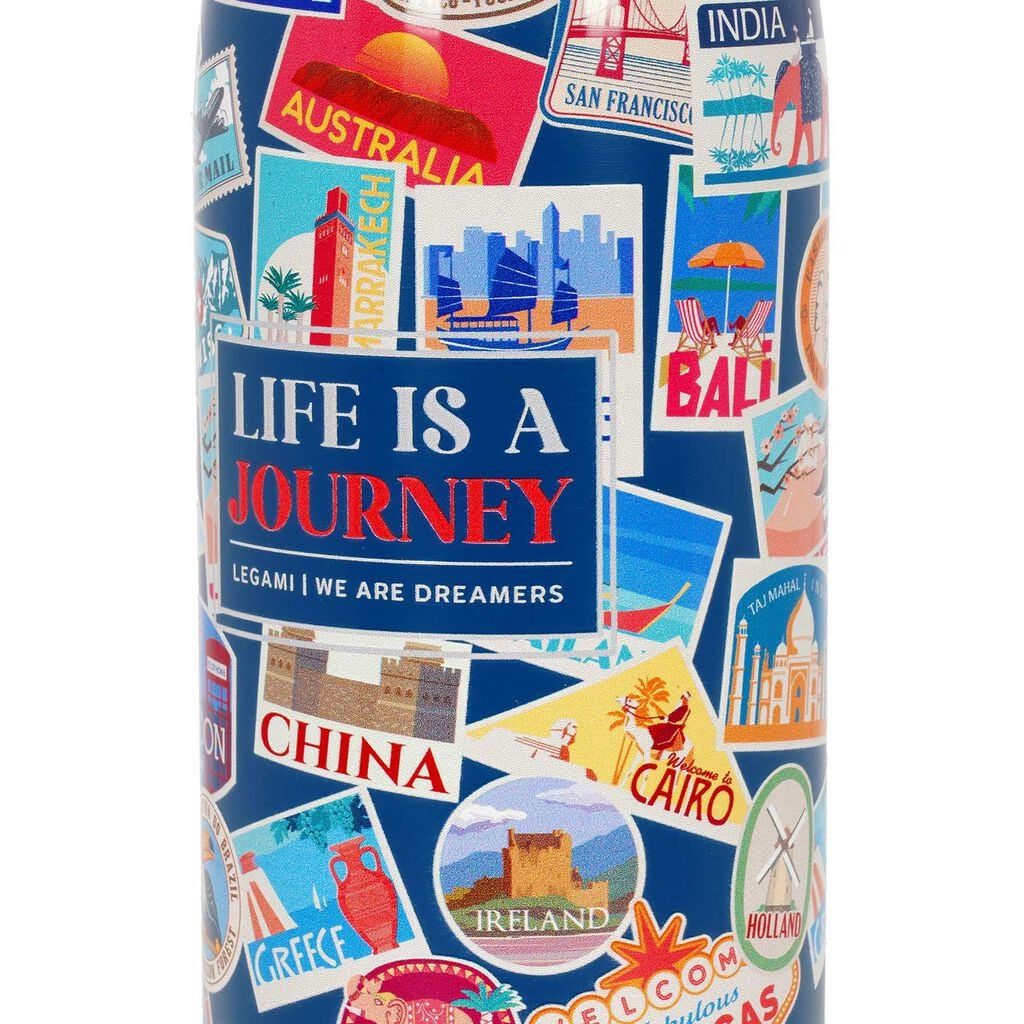 LEGAMI BOTTIGLIA TERMICA 800ML - TRAVEL STICKERS - HOT & COLD