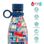 LEGAMI BOTTIGLIA TERMICA 800ML - TRAVEL STICKERS - HOT & COLD