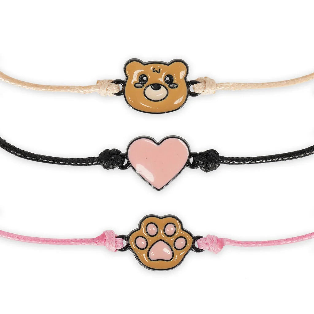 LEGAMI SET DI 3 BRACCIALI - TEDDY BEAR - SET OF 3 BRACELETS