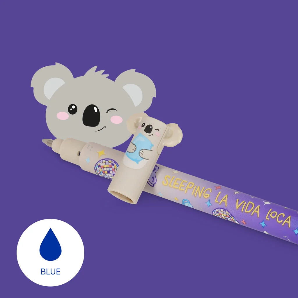 LEGAMI PENNA GEL CANCELLABILE KOALA - "SLEEPING LA VIDA LOCA" - ERASABLE PEN