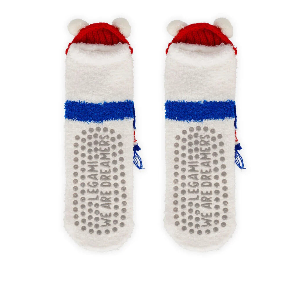 LEGAMI CALZINI ANTISCIVOLO - IT'S A MATCH! - POLAR BEAR - ORSO POLARE KIDS 26/34 Immagine secondaria del prodotto