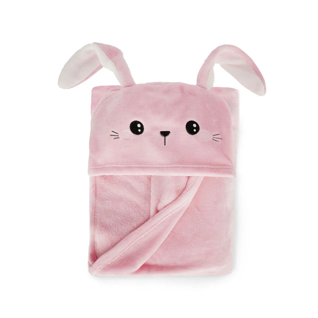 LEGAMI COPERTA CON CAPPUCCIO BUNNY - COSY HUGS!