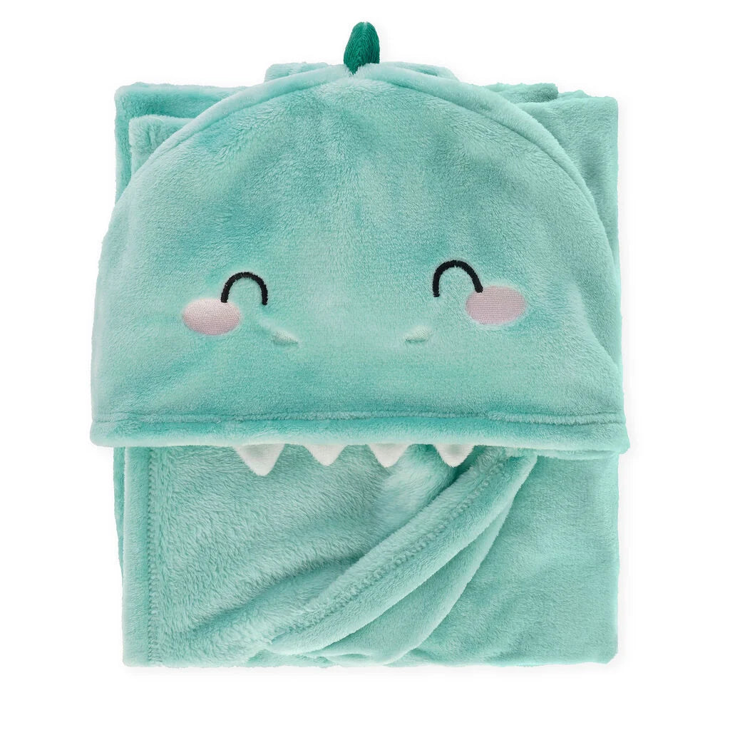 LEGAMI COPERTA CON CAPPUCCIO DINO - COSY HUGS!
