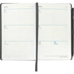 AGENDA 2027 COMIX 12 MESI WEEK LARGE HORIZONTAL BLACK - SETTIMANALE
