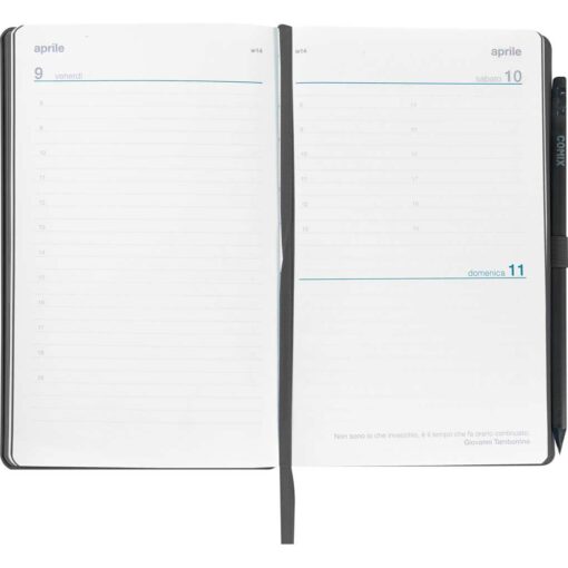 AGENDA 2027 COMIX 12 MESI GIORNALIERA LARGE BLACK