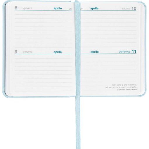 AGENDA 2027 COMIX 12 MESI BIDAY SMALL AZZURRO