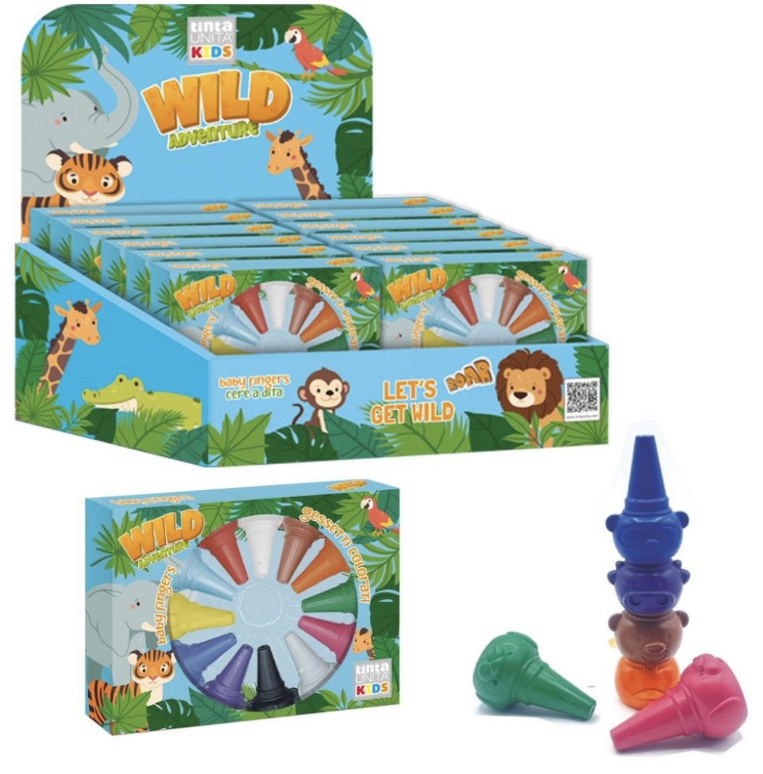 Copertina del libro CERE COLORATE BABY FINGER DA 12 COLORI Immagine principale del prodotto