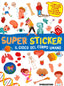 Copertina del libro SUPER STICKER IL GIOCO DEL CORPO UMANO