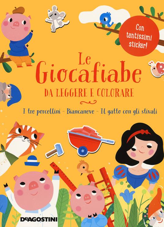 Copertina del libro LE GIOCAFIABE DA LEGGERE E COLORARE -
