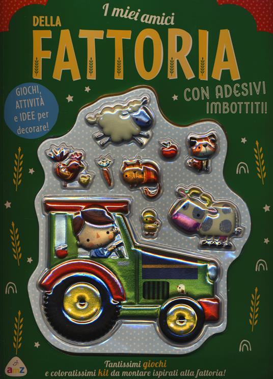 Copertina del libro STICKER IMBOTTITI - AMICI DELLA FATTORIA
