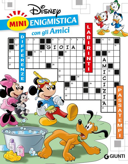 Copertina del libro MINI ENIGMISTICA DISNEY CON GLI AMICI Immagine principale del prodotto