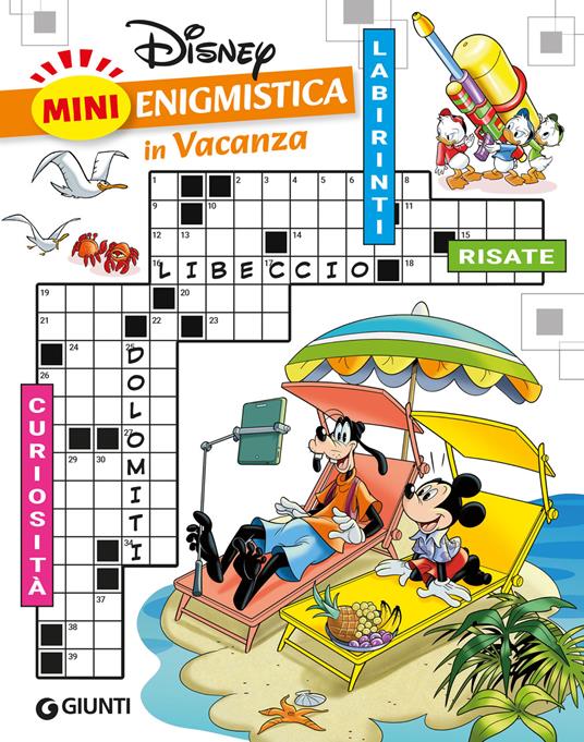 Copertina del libro MINI ENIGMISTICA DISNEY IN VACANZA Immagine principale del prodotto