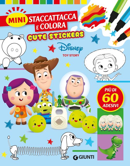 Copertina del libro TOY STORY MINI STACCATTACCA E COLORA