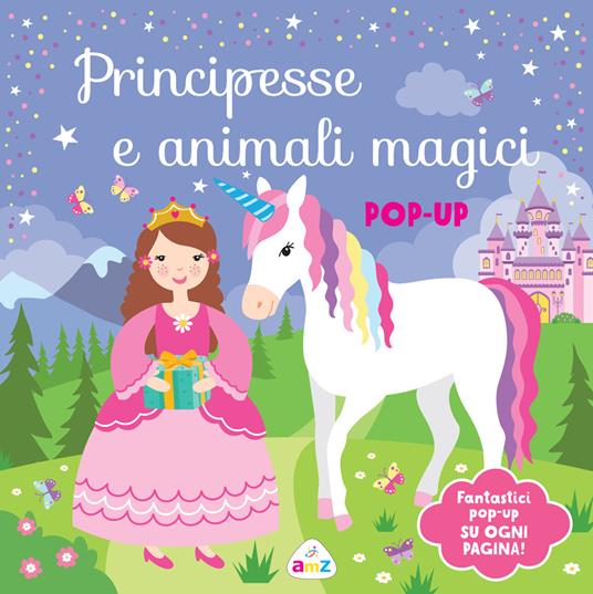 Copertina del libro PRINCIPESSE E ANIMALI MAGICI - LIBRO POP