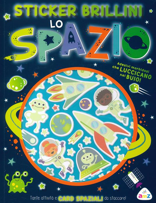 Copertina del libro STICKER BRILLINI - LO SPAZIO
