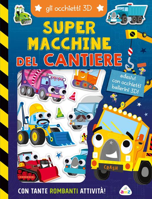 Copertina del libro GLI OCCHIETTI 3D - SUPER MACCHINE DEL