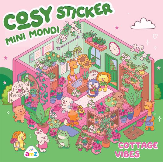 Copertina del libro COSY STICKER MINI MONDI - COTTAGE VIBES