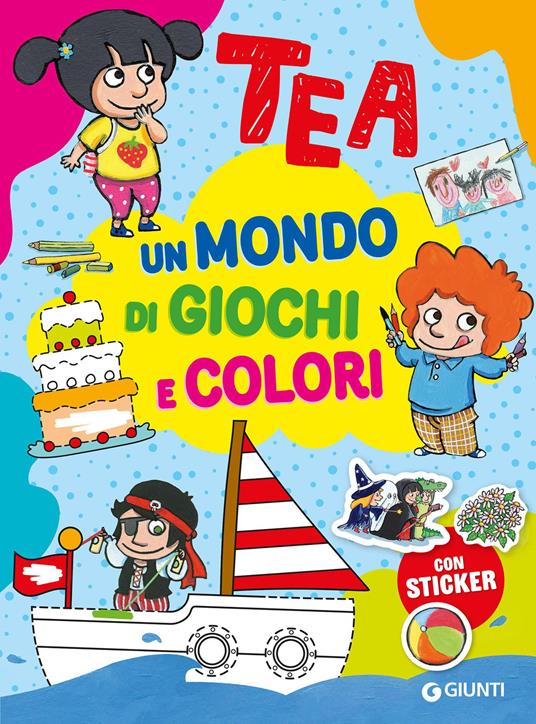 Copertina del libro TEA - UN MONDO DI GIOCHI E COLORI