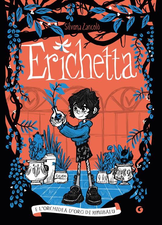 Copertina del libro ERICHETTA E L' ORCHIDEA D'ORO DI