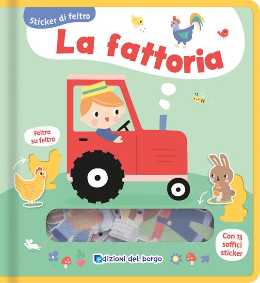 Copertina del libro LA FATTORIA - STICKER DI FELTRO Immagine principale del prodotto