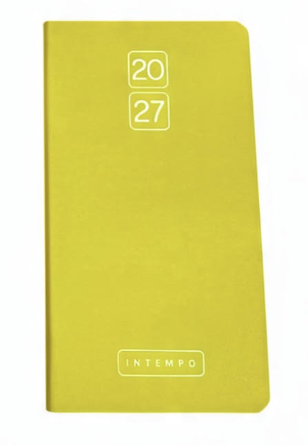 AGENDA INTEMPO BRAVO VERDE 2027 8X15CM